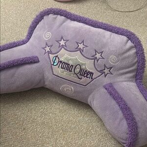 Purple Drama Queen Pillow